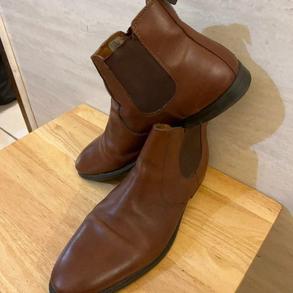 Franco Fortini Ron Men's Brown Leather Chelsea Boots